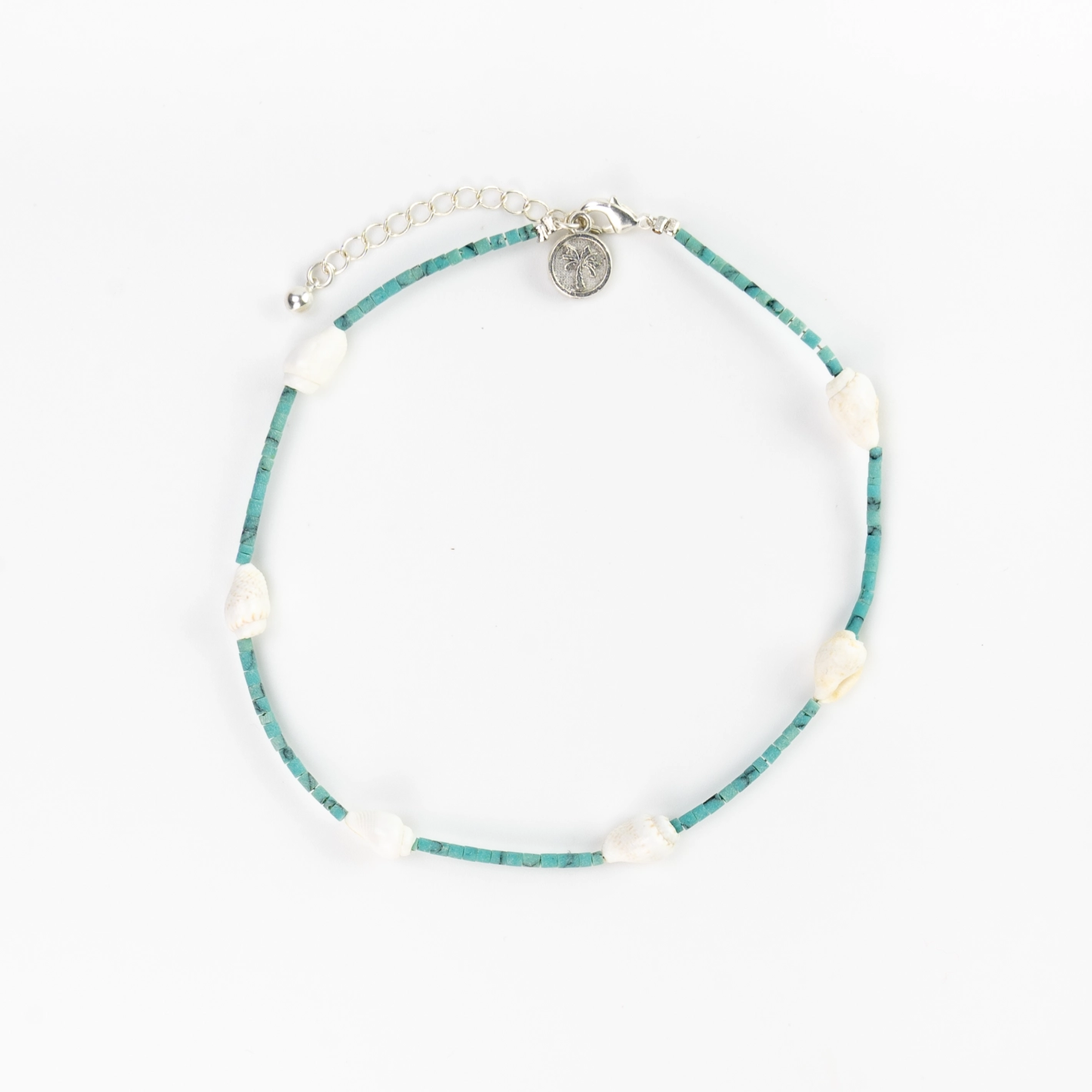 Bella Turquoise Shell Anklet